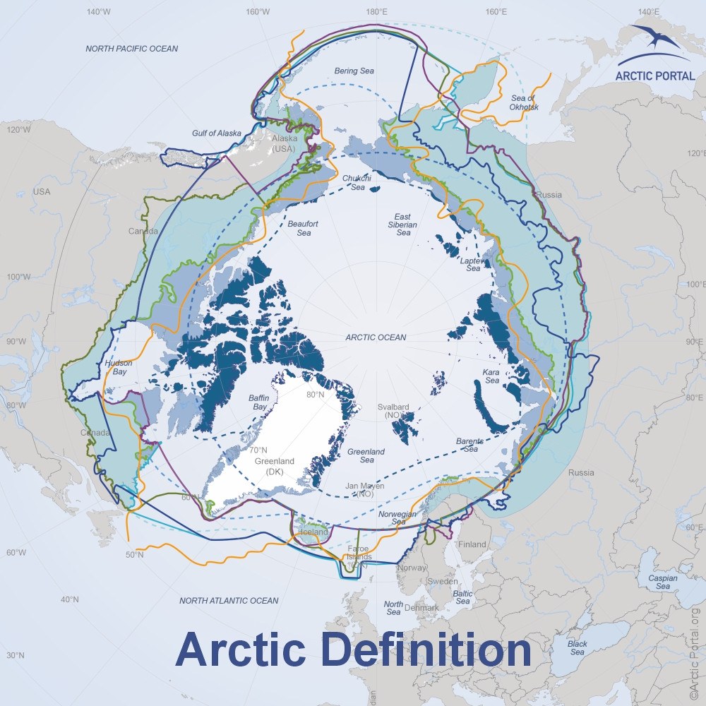 Arctic Definitions map quick facts