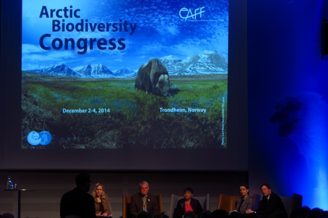 Arctic Biodiversity Congress 2014 in Trondheim Norway: Panel discussion
