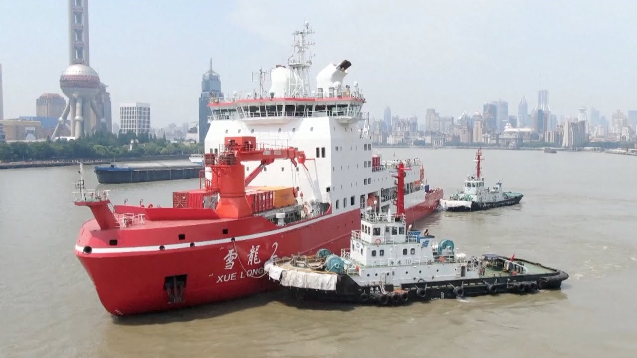 Xue Long 2 departing Shanghai July 12 2023