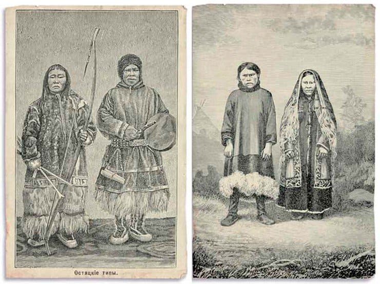 Indigenous Peoples of Siberia Historical Illustration