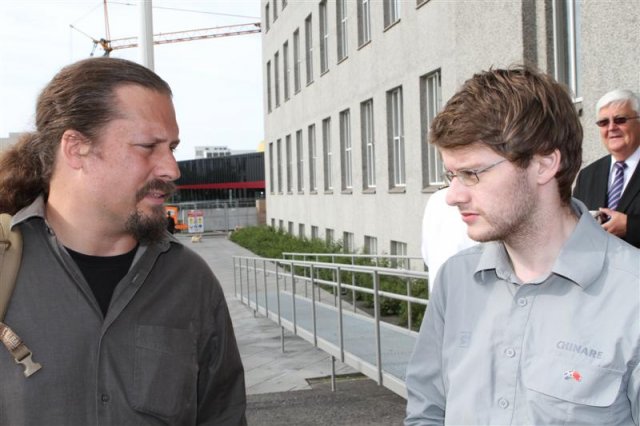 Outside the second China-Iceland symposium