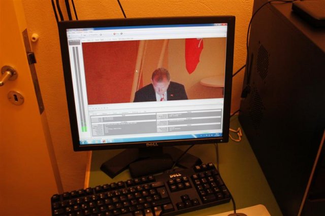 Recording the symposium