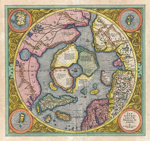 First Map of the North Pole (Photo: wikipedia.org)