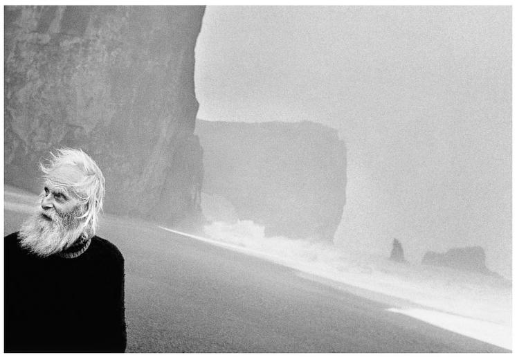 Man on a coast, photo by Ragnar Axelsson (RAX)