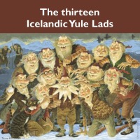 The thirteen Icelandic Yule Lads